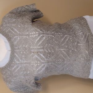 Elegant Gray Women's Sweater